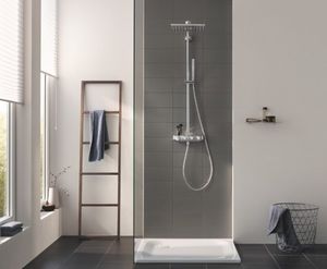 Как сэкономить место в ванной комнате: идея от Grohe