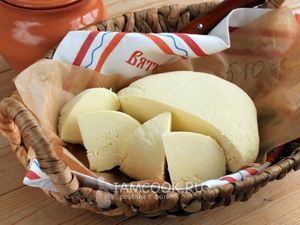 Домашний натуральный сыр «яичный