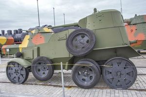Рассказы об оружии. Колёсный танк БА-10 (28 фото)