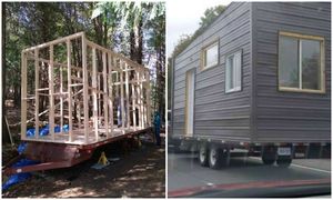 Молодой инженер соорудил уютный дом на колесах, потратив 15 тысяч долларов (15 фото)