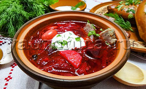 Борщ – самое традиционное и любимое блюдо в славянской кухне