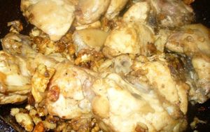 Жареная курица с орехами «Мусхан» - оригинально и необычно, вкусно и нарядно