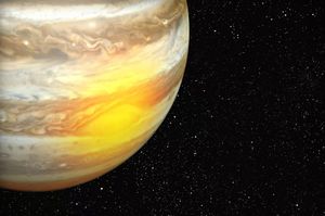 Ученые: атмосфера над Великим красным пятном Юпитера существенно горячее