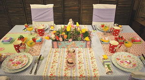 Весенний кантри: красочная сервировка стола для экономных романтиков