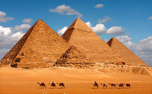 Внутренние помещения Великой пирамиды (фото)