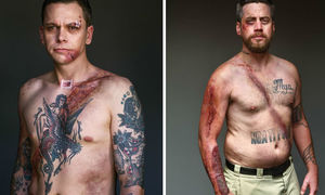  Портреты мужчин, которые выжили в аварии благодаря ремню безопасности