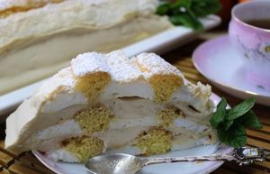 Неприлично вкусный венский торт-пирожное "Кардинал" - восхитительно нежно, в меру сладко и слегка кофейно