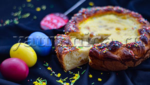 Домашний пасхальный пирог с творогом – пошаговый фото рецепт