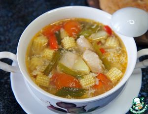 Куриный суп в китайском стиле