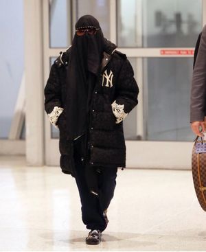 С Мадонны охрана аэропорта Нью-Йорка сняла паранджу