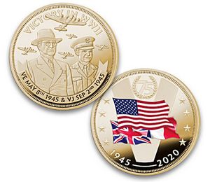 Юбилейная монета с победителями во Второй мировой войне