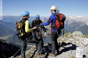 Via Ferrata — Mittenwaldner Höhenweg — самый красивый маршрут западного хребта гор Карвэндель