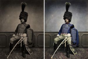 Фотографии времен Наполеоновской армии в цвете