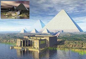 Фараоны не строили великие пирамиды Гизы. Эти пирамиды были построены задолго до династий фараонов.