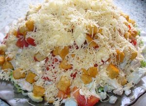 Рецепты приготовления оригинальных салатов с сыром