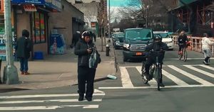 Застывшие люди Нью-Йорка: Скоростная съемка 960 кадров в секунду