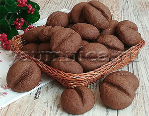 Вкусное печенье кофейные зерна – простой пошаговый фото рецепт