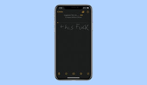 В iOS 13 появилась цензура для рукописных «Заметок»