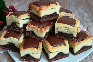 Простой и вкусный шоколадно-творожный пирог – пошаговый фото рецепт