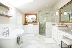Ванная комната в стиле неоклассика: 6 правил оформления