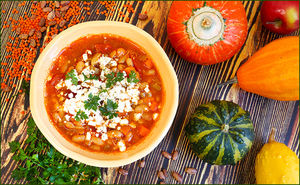 Суп из белой фасоли - Греческая кухня