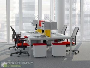Мебель для рабочих мест сотрудников от компании «Стробос»