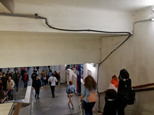Спецсистема на станции метро Академическая