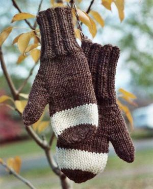 Как связать рукавицы -простой способ