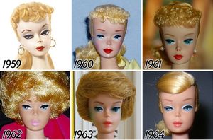 Эволюция куклы Барби с момента создания и до наших дней