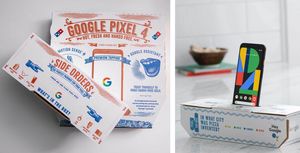 Google отправила Pixel 4 обзорщикам в коробке из-под пиццы