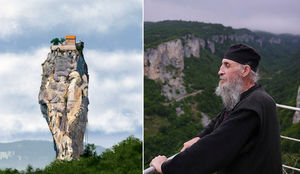 Жизнь грузинского монаха на высоте 40 метров