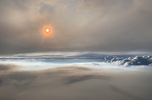 В NASA сфотографировали редкое явление – «огненные» облака