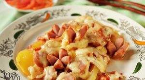 Картофель с сосисками и сыром: готовим замечательное блюдо в духовке