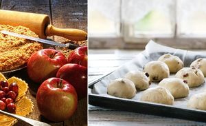 Инструкция по приготовлению постных яблочных булочек