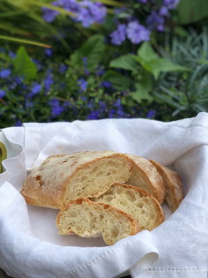 Итальянский хлеб «Чиабатта» — оказалось совсем не сложно, теперь всегда пеку дома сама