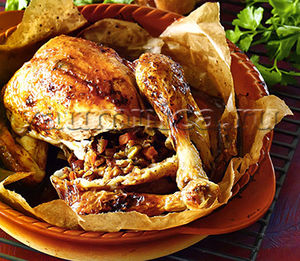 Фаршированная курица по-мароккански – рецепт приготовления