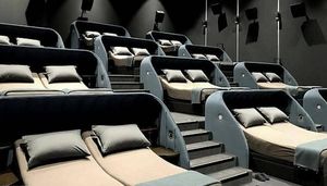  В Швейцарии открыли кинотеатр с кроватями для зрителей