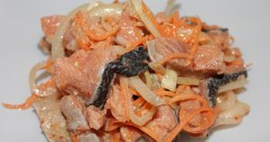 Рыбный салат по-корейски: на Новый год можно себе позволить