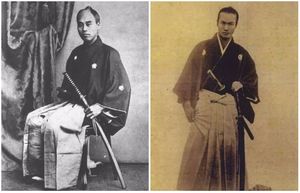 Потомственные японские самураи на фотографиях XIX века