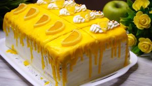 Торт «Лимонная девочка»