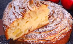 Яблочный пирог «Роза» — вкуснейшая домашняя выпечка