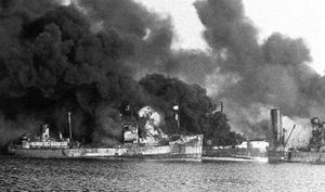 Европейский Пёрл-Харбор: как люфтваффе уничтожило 28 кораблей союзников
