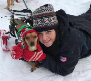 Американка приютила 6 собак-инвалидов, подарив им море счастья и лучшую жизнь