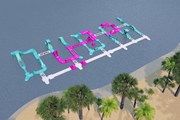 В Дубае открылся надувной парк развлечений на воде