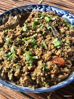 Keema, пряный индийский фарш