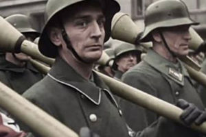 Последние резервы Фюрера отправляются на фронт: архивное видео из 1945 в цвете