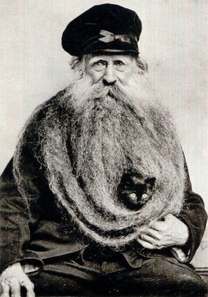 Луи Кулон — дед, у которого в бороде жили кошки