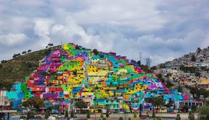 Мексиканские власти попросили уличных художников разрисовать дома. Получилось очень круто