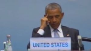 Спящего на открытии саммита G20 Обаму сняли на видео