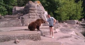 В варшавском зоопарке пьяный мужчина пытался утопить медведя